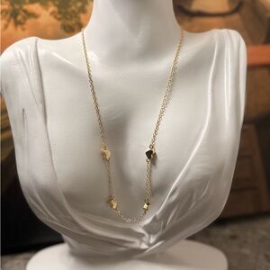 Elegant Gold Heart Necklace